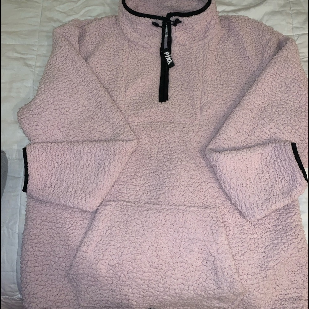 LOVE PINK SHERPA